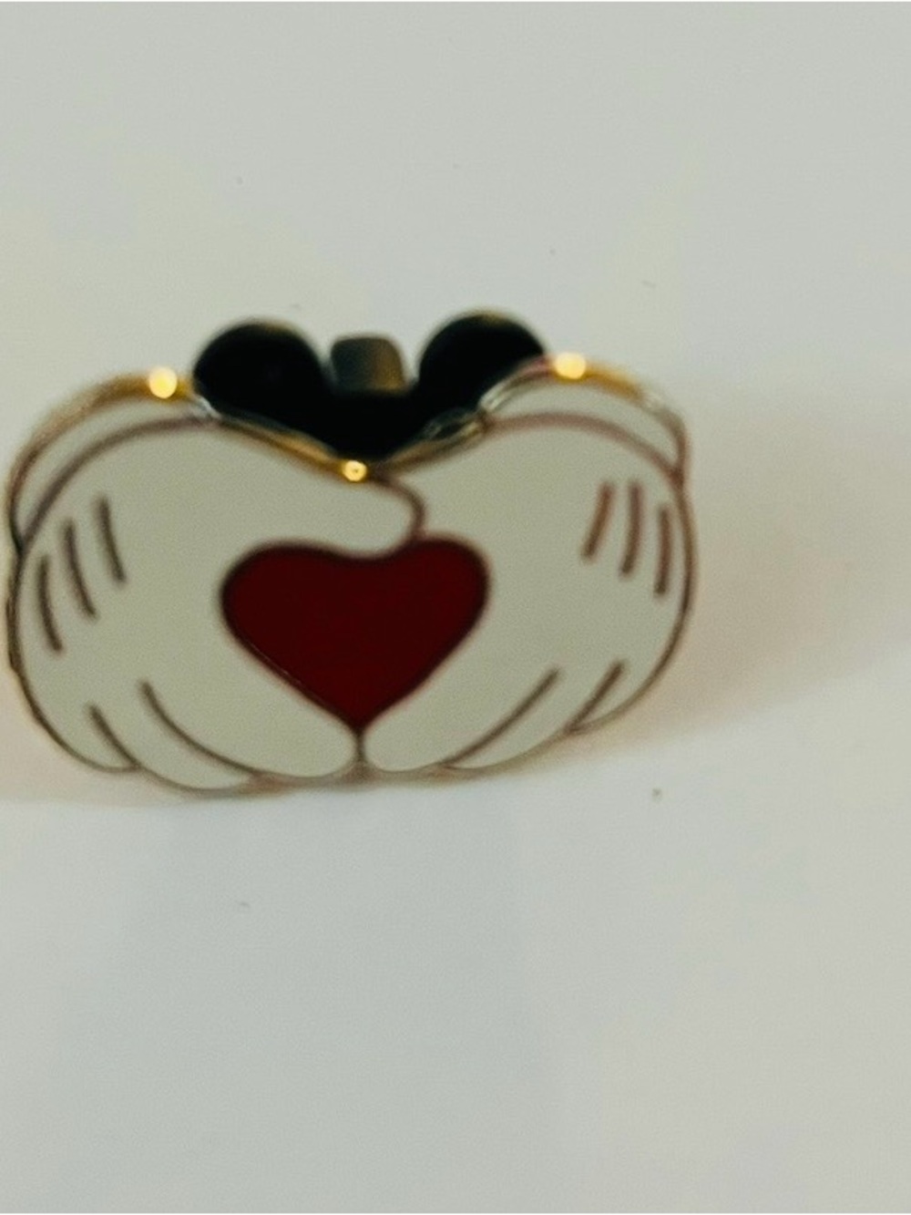 Disney Mickey Mouse Hands with Heart Pin